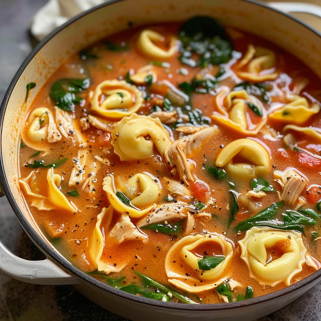 Best Italian Chicken Tortellini Soup Recipe